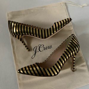 J.Crew Elsie Striped Pumps